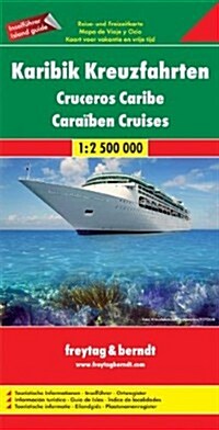 Caribbean Cruise Map (Hardcover)