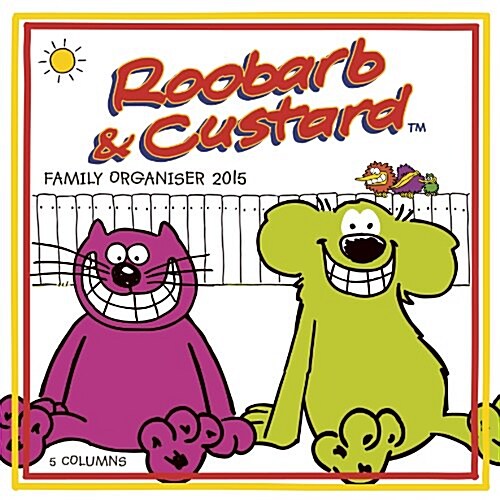 Roobarb and Custard Family Organiser Wall Calendar 2015 (Art Calendar) (Calendar)