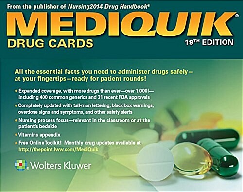 Mediquik Drug Cards: Mediquik (Other, 19)