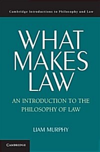 What Makes Law : An Introduction to the Philosophy of Law (Hardcover)