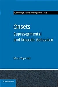 Onsets : Suprasegmental and Prosodic Behaviour (Paperback)