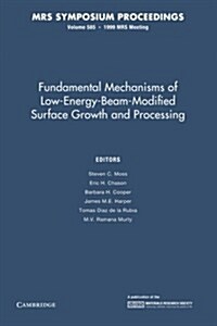 Fundamental Mechanisms of Low-Energy-Beam Modified Surface Growth and Processing: Volume 585 (Paperback)