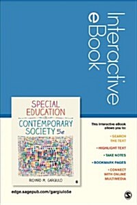 Special Education in Contemporary Society Interactive eBook: An Introduction to Exceptionality (Paperback)