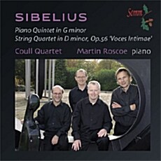 [수입] 시벨리우스 : 피아노 오중주 G단조, 현악 사중주 Op.56 친근한 목소리