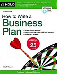How to Write a Business Plan (Paperback, 12)