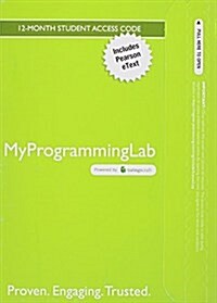 Mylab Programming with Pearson Etext -- Standalone Access Card -- For Problem Solving with C++ (Hardcover, 9)