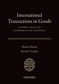 International Transactions in Goods: Global Sales in Comparative Context (Hardcover)