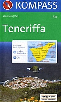 Aqua3 Kompass 233: Teneriffa (Sheet Map, folded)