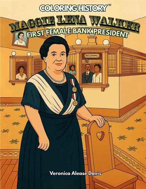 Coloring History: Maggie Lena Walker, The First Female Bank President (Paperback)