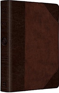 Large Print Compact Bible-ESV-Portfolio Design (Imitation Leather)