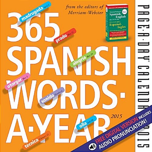 365 Spanish Words-A-Year Page-A-Day (Paperback)