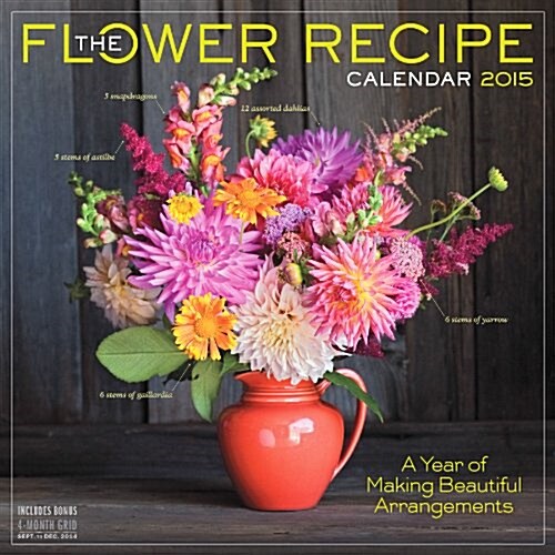 Flower Recipe 2015 Calendar (Paperback)
