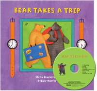 Bear Takes a Trip (Paperback + CD 1장) - My Little Library Pre-Step Set 68