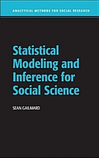 [중고] Statistical Modeling and Inference for Social Science (Hardcover)