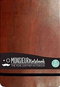 Monsieur Notebook Leather Journal - Landscape Brown Sketch Medium (Other)