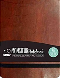 Monsieur Notebook Brown Leather Sketch Landscape Small (Hardcover, NTB)