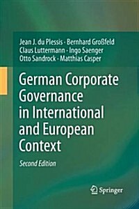 German Corporate Governance in International and European Context (Paperback, 2, 2012)