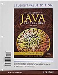Student Value Edition for Introduction to Java Programming, Brief Version Plus Myprogramminglab with Pearson Etext -- Access Card Package (Hardcover, 10)