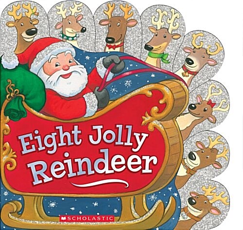 Eight Jolly Reindeer (Board Books)