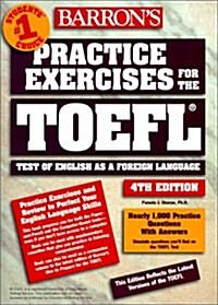 Barrons Practice Exercises for the Toefl Test (Paperback, Cassette, 4th)