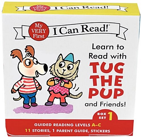 [중고] Learn to Read with Tug the Pup and Friends! Box Set 1: Guided Reading Levels A-C (Boxed Set)