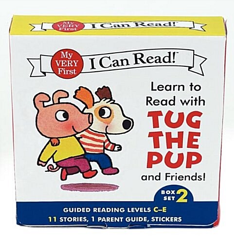 [중고] My Very First I Can Read: Learn to Read with Tug the Pup and Friends! Box Set 2: Guided Reading Levels C-E (Paperback 12권)