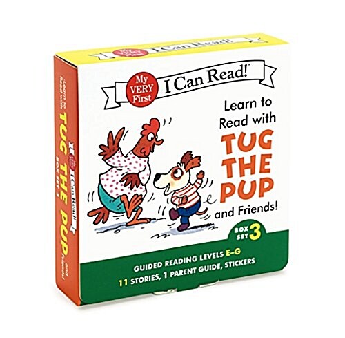 [중고] Learn to Read with Tug the Pup and Friends! Box Set 3: Guided Reading Levels E-G (Boxed Set)