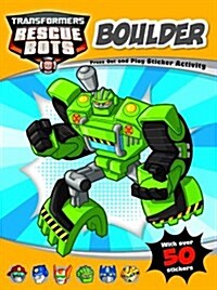Boulder (Green) : Rescuebots Press-Out and Play Sticker Activity (Paperback)