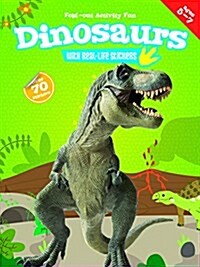 Fold Out Activity Fun Dinosaur Stickers (Paperback)