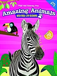 Fold Out Activity Fun Amazing Animal Sti (Paperback)