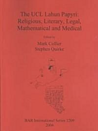 The UCL Lahun Papyri (Paperback)