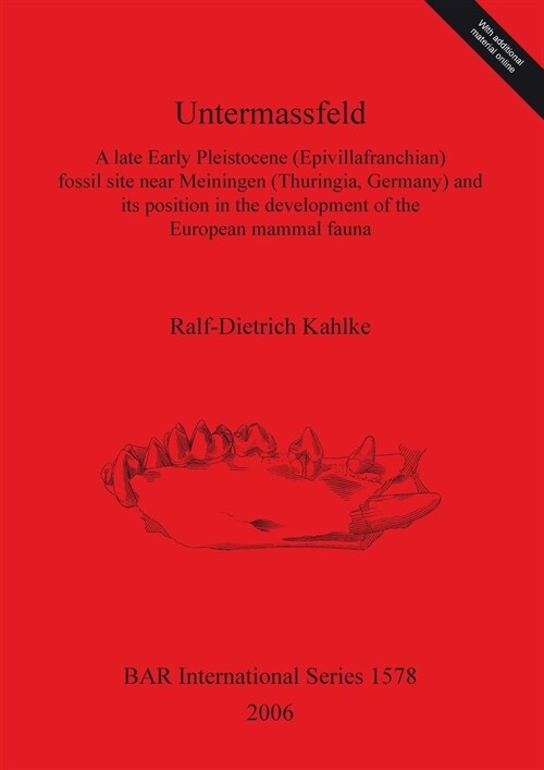 Untermassfeld by Ralf-dietrich Kahlke (Paperback)
