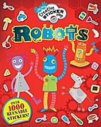 Little Hands Creative Sticker Play : Robots (Paperback)