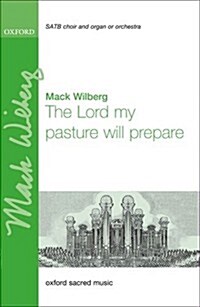 The Lord my pasture will prepare (Sheet Music, Vocal score)