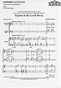 Rejoice in the Lord alway (Sheet Music, Vocal score)