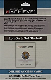 LearnSmart Achieve One Semester Access Card for Microeconomics (Printed Access Code, 1st)