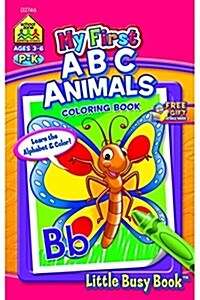 School Zone My First ABC Animals Tablet Workbook (Paperback)