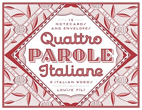 Quattro Parole Italiane: 12 Notecards and Envelopes (Other)