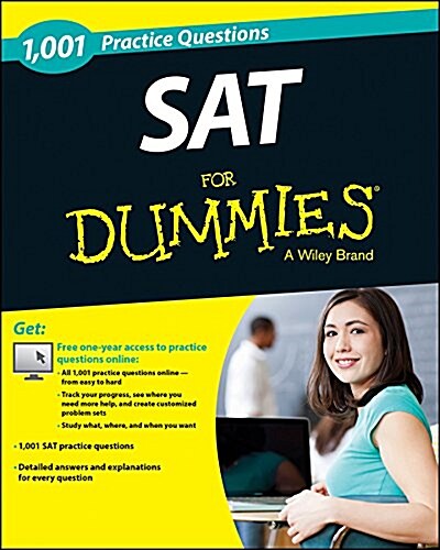 1,001 SAT Practice Questions for Dummies (+ Free Online Practice) (Paperback)