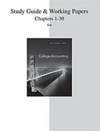Study Guide and Working Papers for College Accounting (Chapters 1-30) (Paperback, 14)