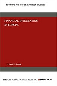Financial Integration in Europe (Paperback)