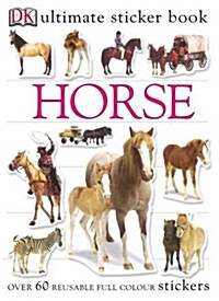 Horse Sticker Book (Paperback)