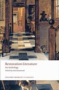 Restoration Literature : An Anthology (Paperback)