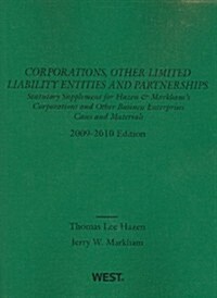 Corporations, Other Limited Liability Entities and Partnerships, 2009-2010 (Paperback)