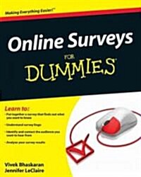 Online Surveys for Dummies (Paperback)