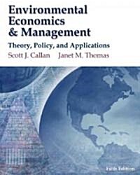 Environmental Economics & Management (Hardcover, 5th, PCK)