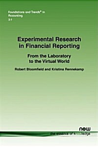 Experimental Research in Financial Reporting (Paperback)