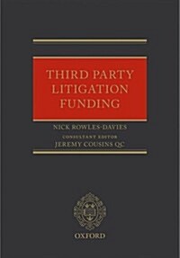 Third Party Litigation Funding (Hardcover)
