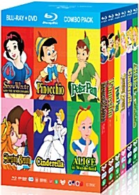 [중고] [블루레이] 디즈니 6종 콤보팩 스페셜 에디션 Vol.1 (12disc: 6BD+6DVD)