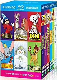[블루레이] 디즈니 6종 콤보팩 스페셜 에디션 Vol.2 (12disc: 6BD+6DVD)